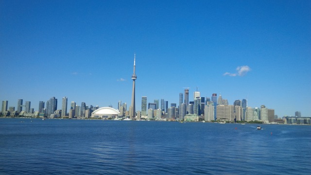 Vista a caminho da Toronto Island